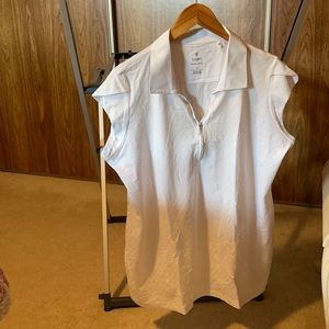 Lopez desert dry white golf shirt 2XL long